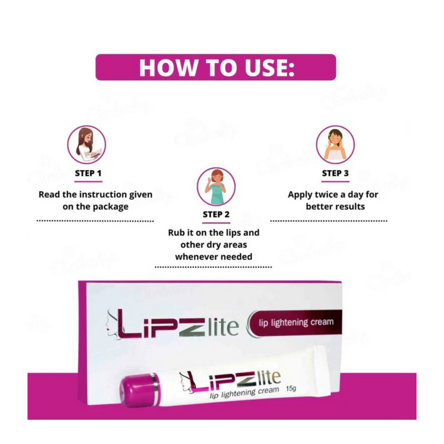 Lipzlite Lip Lightening Cream | 15g
